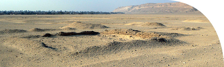 View northwards of the Desert Altars site, showing the Central Altar (no. II).
