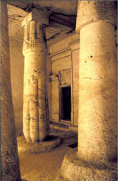 The interior of the anonymous tomb no. 16
