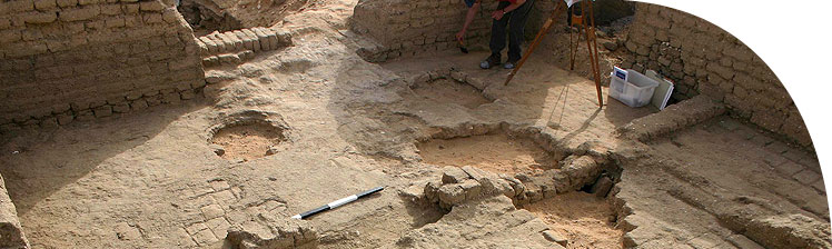 Planning the earlier house uncovered beneath the floor of the house of Ranefer in the Main City.