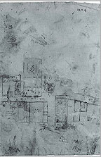 The Wilkinson plan of Amarna made in the 1820s. The original is in the Bodleian Library, Oxford